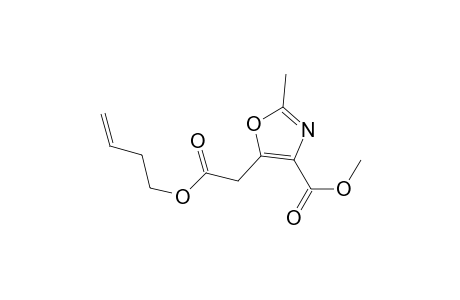 5-(2-but-3-enoxy-2-keto-ethyl)-2-methyl-oxazole-4-carboxylic acid methyl ester