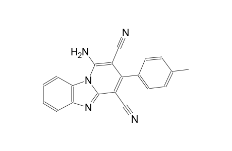 pyrido[1,2-a]benzimidazole-2,4-dicarbonitrile, 1-amino-3-(4-methylphenyl)-