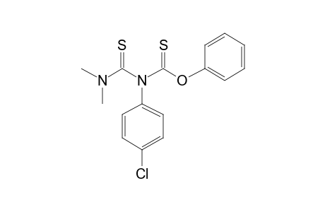 o-Phenyl 2-(p-chlorophenyl)-4,4-dimethyl-1,3-dithioallophanate