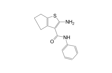 2-amino-N-phenyl-5,6-dihydro-4H-cyclopenta[b]thiophene-3-carboxamide