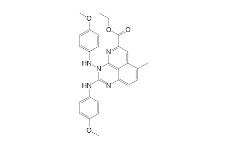2,3-Bis((4-methoxyphenyl)amino)-5-(ethoxycarbonyl)-7-methylpyrido[2,3,4-de]quinazoline