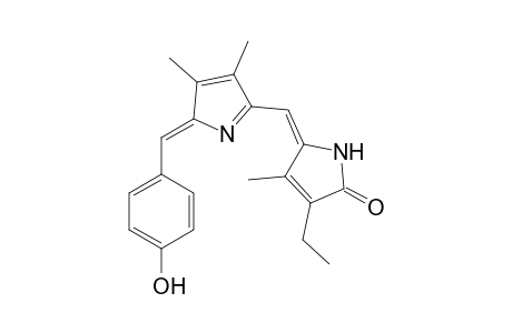2H-Pyrrol-2-one, 3-ethyl-1,5-dihydro-5-[[2-[(4-hydroxyphenyl)methylene]-3,4-dimethyl-2H-pyrrol-5-yl]methylene]-4-methyl-, (Z,Z)-