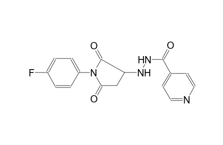 N'-[1-(4-fluorophenyl)-2,5-dioxo-3-pyrrolidinyl]isonicotinohydrazide