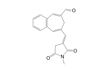 6-Formyl-1-(N-methylsuccinimidylidenemethyl)-3,4-benzocyclohepta-1,3,5-triene