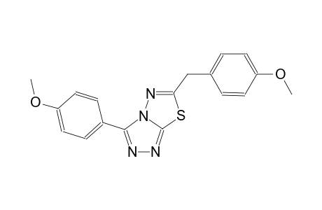 [1,2,4]triazolo[3,4-b][1,3,4]thiadiazole, 3-(4-methoxyphenyl)-6-[(4-methoxyphenyl)methyl]-