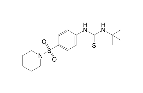 1-tert-butyl-3-[p-(piperidinosulfonyl)phenyl]-2-thiourea