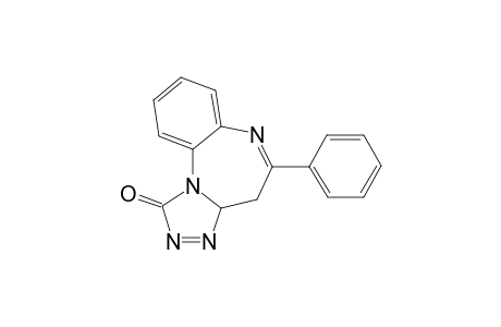 5-phenyl-3a,4-dihydro-[1,2,4]triazolo[4,3-a][1,5]benzodiazepin-1-one