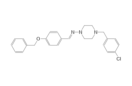 1-piperazinamine, 4-[(4-chlorophenyl)methyl]-N-[(E)-[4-(phenylmethoxy)phenyl]methylidene]-