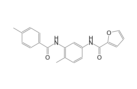 N-{4-methyl-3-[(4-methylbenzoyl)amino]phenyl}-2-furamide