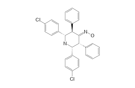 2,6-DI-(4-CHLOROPHENYL)-3,5-DIPHENYL-PIPERIDIN-4-ONE-OXIME