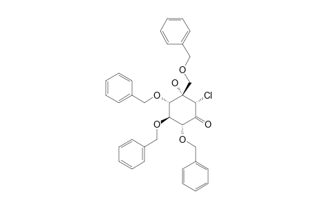 (1S)-(1-(OH),2,4,6/1,3)-2,3,4-TRI-O-BENZYL-1-C-[(BENZYLOXY)-METHYL]-6-CHLORO-5-OXO-1,2,3,4-CYCLOHEXANETETROL