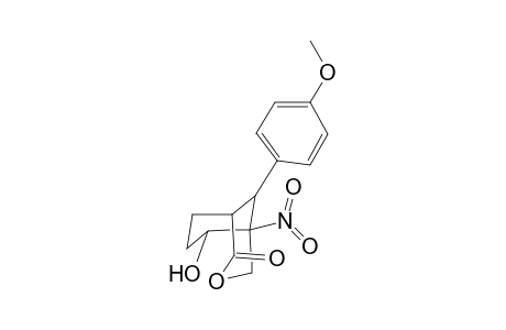 6-Hydroxy-9-(4-methoxyphenyl)-5-nitro-3-oxabicyclo[3.3.1]nonan-2-one