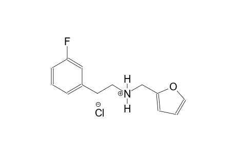 2-(3-fluorophenyl)-N-(2-furylmethyl)ethanaminium chloride