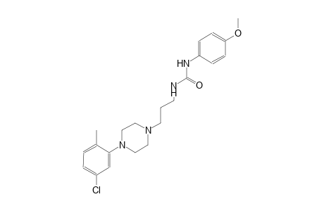 urea, N-[3-[4-(5-chloro-2-methylphenyl)-1-piperazinyl]propyl]-N'-(4-methoxyphenyl)-