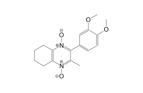 quinoxaline, 2-(3,4-dimethoxyphenyl)-5,6,7,8-tetrahydro-3-methyl-, 1,4-dioxide