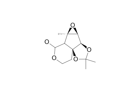 3,4-DIHYDRO-5,6-O-ISOPROPYLIDENEANTIRRHINOSIDE-AGLUCONE