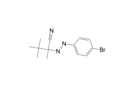 2-[(Z)-(4-Bromophenyl)diazenyl]-2,3,3-trimethylbutanenitrile