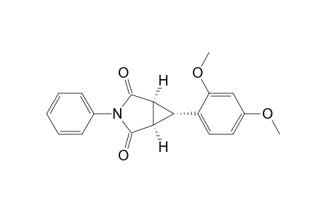3-Azabicyclo[3.1.0]hexane-2,4-dione, 6-(2,4-dimethoxyphenyl)-3-phenyl-, (1.alpha.,5.alpha.,6.alpha.)-