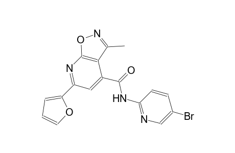 isoxazolo[5,4-b]pyridine-4-carboxamide, N-(5-bromo-2-pyridinyl)-6-(2-furanyl)-3-methyl-