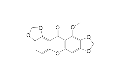 BBR-2;1-METHOXY-2,3,7,8-DIMETHYLENEDIOXYXANTHONE