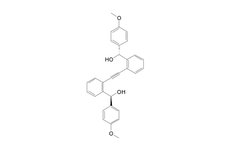 Meso-(ethyne-1,2-diylbis(2,1-phenylene))bis((4-methoxyphenyl)methanol)