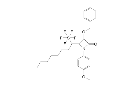 (3SR,4RS)-3-(BENZYLOXY)-4-[(1'SR)-PENTAFLUOROSULFANYL-OCTYL]-1-(4-METHOXYPHENYL)-AZETIDIN-2-ONE