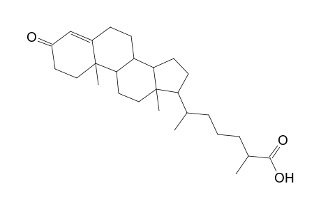 Cholest-4-en-26-oic acid, 3-oxo-