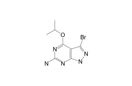 (3-bromo-4-isopropoxy-2H-pyrazolo[4,3-e]pyrimidin-6-yl)amine