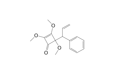 2,3,4-Trimethoxy-4-(1-phenyl-2-propenyl)-2-cyclobuten-1-one