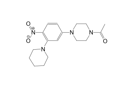 piperazine, 1-acetyl-4-[4-nitro-3-(1-piperidinyl)phenyl]-