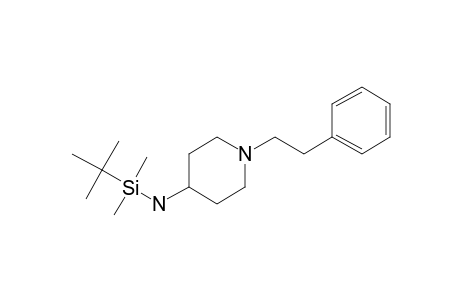 1-(2-Phenylethyl)-4-piperidinamine, N-(tert-butyldimethylsilyl)-