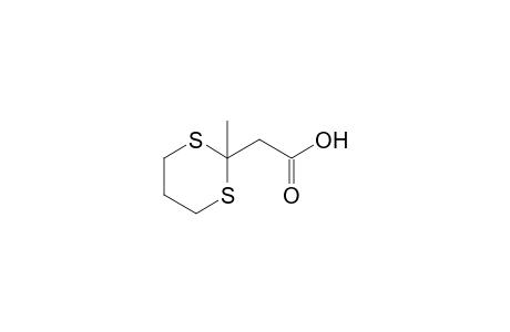 2-methyl-m-dithiane-2-acetic acid
