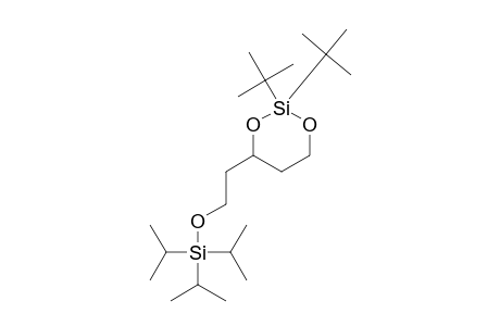 2,2-DI-TERT.-BUTYL-4-(2-TRIISOPROPYLSILANYLOXY-ETHYL)-[1.3.2]-DIOXASILINANE