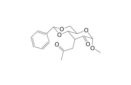Methyl 4,6-O-Benzylidene-3-deoxy-3-C-propenone-.alpha.-D-arabinohexapyranosid-2-ulose