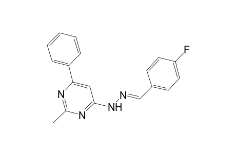 N-(4-fluoro-benzylidene)-N'-(2-methyl-6-phenyl-pyrimidin-4-yl)-hydrazine