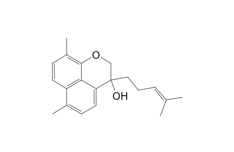 Naphtho[1,8-bc]pyran-3-ol, 2,3-dihydro-6,9-dimethyl-3-(4-methyl-3-pentenyl)-, (.+-.)-