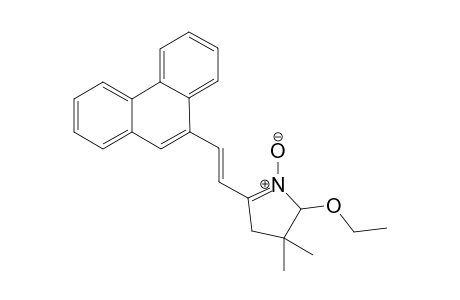 (E)-2-Ethoxy-3,3-dimethyl-5-(2-phenanthrene-9-ylethenyl)-3,4-dihydro-2H-pyrrole 1-oxide