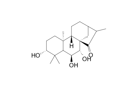 3.alpha.,6.beta.,7.alpha.-Trihydroxy-15-oxo-(16S)-Kaurane