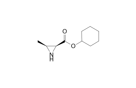Cyclohexyl (3S)-Methyl-1-aziridine-(2S)-carboxylate