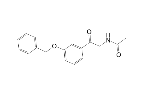 N-(2-[3-(Benzyloxy)phenyl]-2-oxoethyl)acetamide