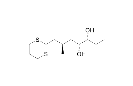 (3R,4R,6R)-7-(1,3-dithian-2-yl)-2,6-dimethyl-heptane-3,4-diol