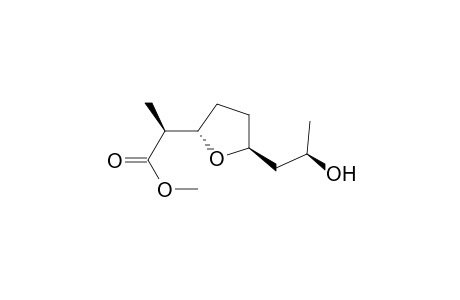 (2S)-Methyl 2-[(2'S,5'S)-2',3,'4',5'-Tetrahydro-5'-((2S)-2-hydroxypropyl)furan-2'-yl]propanoate