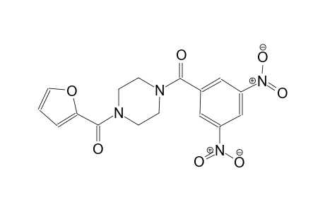 piperazine, 1-(3,5-dinitrobenzoyl)-4-(2-furanylcarbonyl)-