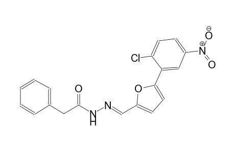 N'-{(E)-[5-(2-chloro-5-nitrophenyl)-2-furyl]methylidene}-2-phenylacetohydrazide