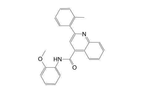 N-(2-methoxyphenyl)-2-(2-methylphenyl)-4-quinolinecarboxamide