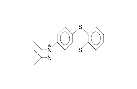 2-(Thianthren-2-yl)-2,3-diaza-bicyclo(2.2.2)oct-2-en-2-yl cation