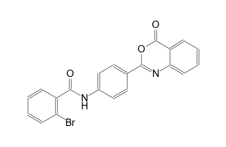 2-bromo-N-[4-(4-oxo-4H-3,1-benzoxazin-2-yl)phenyl]benzamide