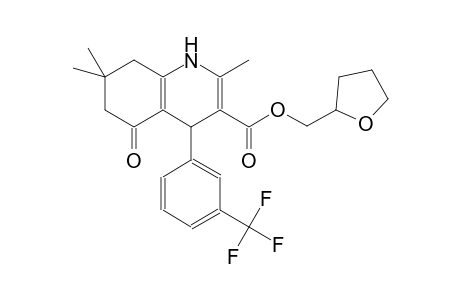 tetrahydro-2-furanylmethyl 2,7,7-trimethyl-5-oxo-4-[3-(trifluoromethyl)phenyl]-1,4,5,6,7,8-hexahydro-3-quinolinecarboxylate