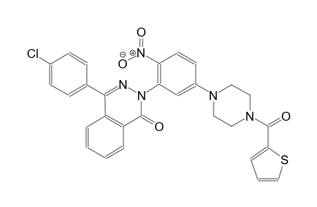 4-(4-chlorophenyl)-2-{2-nitro-5-[4-(2-thienylcarbonyl)-1-piperazinyl]phenyl}-1(2H)-phthalazinone