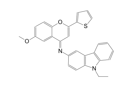 9H-carbazol-3-amine, 9-ethyl-N-[(4E)-6-methoxy-2-(2-thienyl)-4H-1-benzopyran-4-ylidene]-